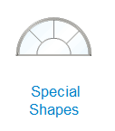 Special shape window repair